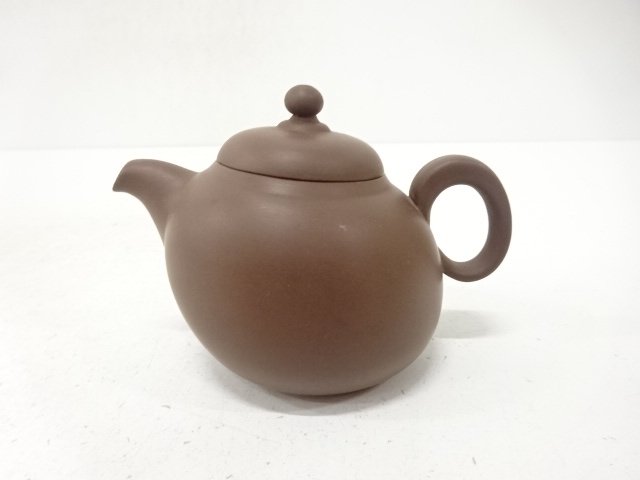 JAPANESE COLLECTIBLE / TEAPOT MADE OF RED MUD / ARTISTS WORK